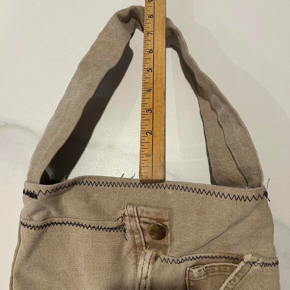 Handmade carhartt tan denim bag - Picture 5 of 7